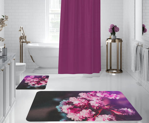 Set di 2 Tappetini da bagno antiscivolo Digital 39 Multicolore, 50 x 70 / 70 x 100 cm