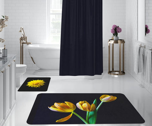 Set di 2 Tappetini da bagno antiscivolo Digital 48 Multicolore, 50 x 70 / 70 x 100 cm
