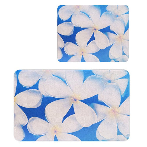 Set di 2 Tappetini da bagno antiscivolo Digital 49 Multicolore, 50 x 70 / 70 x 100 cm (1)