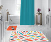 Set di 2 Tappetini da bagno antiscivolo Digital 54 Multicolore, 50 x 70 / 70 x 100 cm