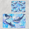 Set di 2 Tappetini da bagno antiscivolo Digital 59 Multicolore, 40 x 60 / 60 x 90 cm