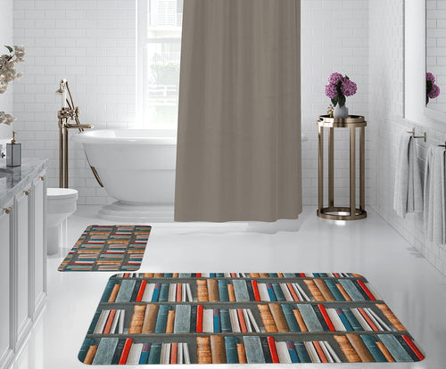 Set di 2 Tappetini da bagno antiscivolo Digital 67 Multicolore, 50 x 70 / 70 x 100 cm