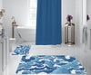 Set di 2 Tappetini da bagno antiscivolo Digital 78 Multicolore, 50 x 70 / 70 x 100 cm