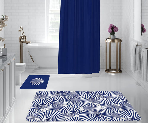 Set di 2 Tappetini da bagno antiscivolo Digital 83 Multicolore, 50 x 70 / 70 x 100 cm