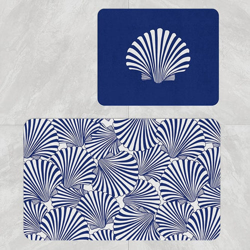 Set di 2 Tappetini da bagno antiscivolo Digital 83 Multicolore, 50 x 70 / 70 x 100 cm (1)