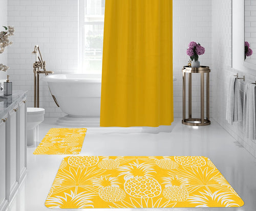 Set di 2 Tappetini da bagno antiscivolo Digital 88 Multicolore, 50 x 70 / 70 x 100 cm