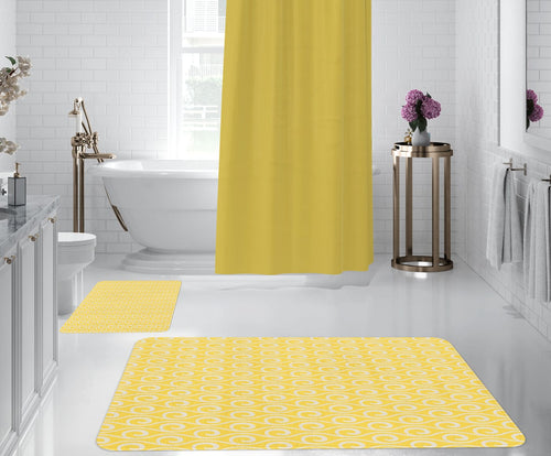 Set di 2 Tappetini da bagno antiscivolo Digital 96 Multicolore, 50 x 70 / 70 x 100 cm