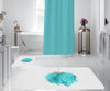 Set di 2 Tappetini da bagno antiscivolo Digital 98 Multicolore, 50 x 70 / 70 x 100 cm