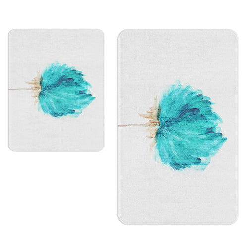 Oyo Set di 2 Tappetini da bagno antiscivolo Digital 98 Multicolore, 50 x 70 / 70 x 100 cm