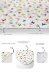 Set di 2 Tappetini da bagno antiscivolo Ferhat BPS374 Rectangle Multicolore, 100 x 60 cm / 60 x 50 cm (4)