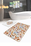 Set di 2 Tappetini da bagno antiscivolo Gulgun BPS440 Rectangle Multicolore, 100 x 60 cm / 60 x 50 cm (1)