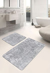 Set di 2 Tappetini da bagno antiscivolo Hatice BPS651 Rectangle Multicolore, 100 x 60 cm / 60 x 50 cm (1)
