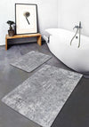 Set di 2 Tappetini da bagno antiscivolo Hatice BPS651 Rectangle Multicolore, 100 x 60 cm / 60 x 50 cm (3)