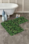 Set di 2 Tappetini da bagno antiscivolo Kenan BPS228 Rectangle Multicolore, 100 x 60 cm / 60 x 50 cm (1)