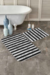 Set di 2 Tappetini da bagno antiscivolo Luna BPS58 Rectangle Multicolore, 100 x 60 cm / 60 x 50 cm (2)