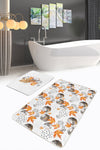 Set di 2 Tappetini da bagno antiscivolo Metin BPS81 Rectangle Multicolore, 100 x 60 cm / 60 x 50 cm (2)