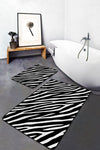 Set di 2 Tappetini da bagno antiscivolo Miran BPS53 Rectangle Multicolore, 100 x 60 cm / 60 x 50 cm