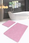 Set di 2 Tappetini da bagno antiscivolo Nuray BPS300 Rectangle Rosa, 100 x 60 cm / 60 x 50 cm (1)