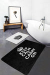 Set di 2 Tappetini da bagno antiscivolo Omer BPS466 Rectangle Multicolore, 100 x 60 cm / 60 x 50 cm (2)