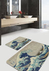 Set di 2 Tappetini da bagno antiscivolo Pelo BPS640 Rectangle Multicolore, 100 x 60 cm / 60 x 50 cm (4)