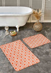 Set di 2 Tappetini da bagno antiscivolo Pelo BPS642 Rectangle Multicolore, 100 x 60 cm / 60 x 50 cm