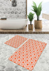 Set di 2 Tappetini da bagno antiscivolo Pelo BPS642 Rectangle Multicolore, 100 x 60 cm / 60 x 50 cm (2)