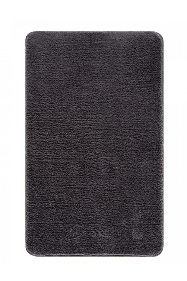 Set di 2 Tappetini da bagno antiscivolo Pufy Antracite, 60 x 100 / 50 x 80 cm (2)
