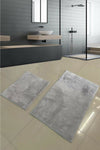 Set di 2 Tappetini da bagno antiscivolo Pufy Grigio, 60 x 100 / 50 x 80 cm