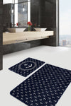 Set di 2 Tappetini da bagno antiscivolo Serenay BPS214 Rectangle Multicolore, 100 x 60 cm / 60 x 50 cm (1)