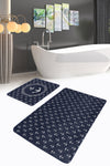 Set di 2 Tappetini da bagno antiscivolo Serenay BPS214 Rectangle Multicolore, 100 x 60 cm / 60 x 50 cm (2)