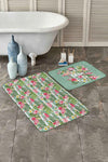 Set di 2 Tappetini da bagno antiscivolo Sultan BPS16 Rectangle Multicolore, 100 x 60 cm / 60 x 50 cm