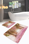 Set di 2 Tappetini da bagno antiscivolo Sultan BPS6 Rectangle Multicolore, 100 x 60 cm / 60 x 50 cm (2)