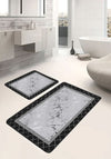 Set di 2 Tappetini da bagno antiscivolo Suna BPS633 Rectangle Multicolore, 100 x 60 cm / 60 x 50 cm (4)