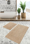 Set di 2 Tappetini da bagno antiscivolo Suna BPS636 Rectangle Bej 100 x 60 cm / 60 x 50 cm Beige, 100 x 60 cm / 60 x 50 cm (4)