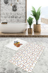 Set di 2 Tappetini da bagno antiscivolo Umay BPS484 Multicolore, 100 x 60 cm / 60 x 50 cm