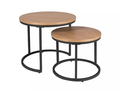 Set di 2 tavolini da caffè Amaro Quercia