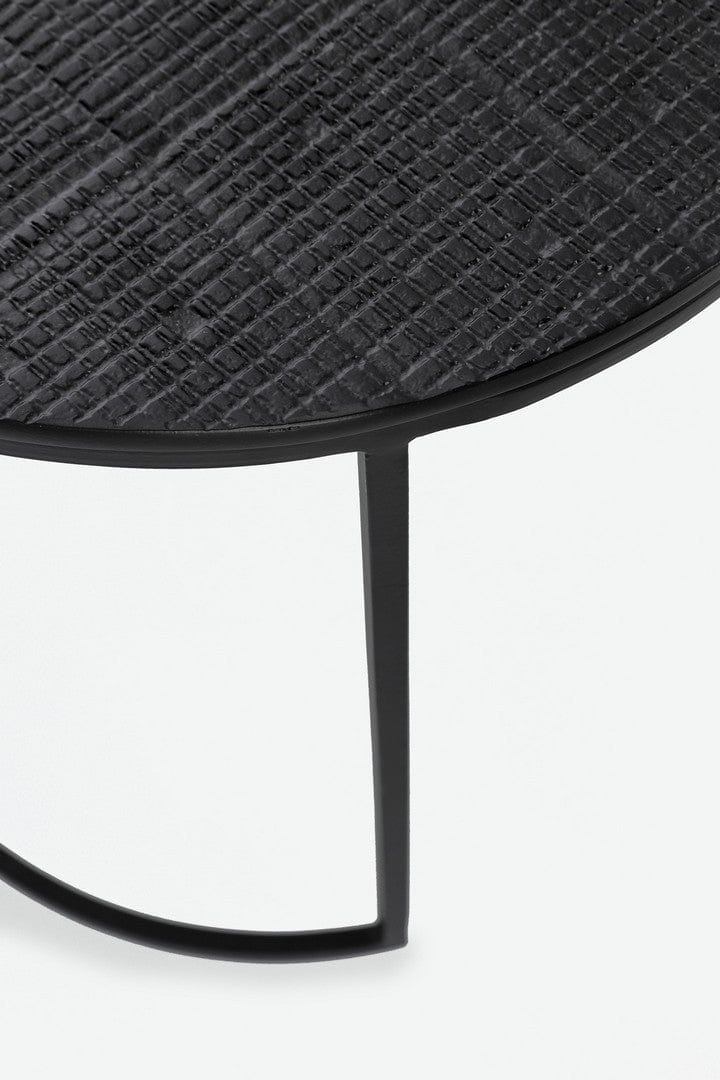 Bizzotto Set di 2 tavolini da caffè Aziza Nero