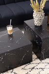 Set di 2 tavolini da caffè Dice Nero (7)