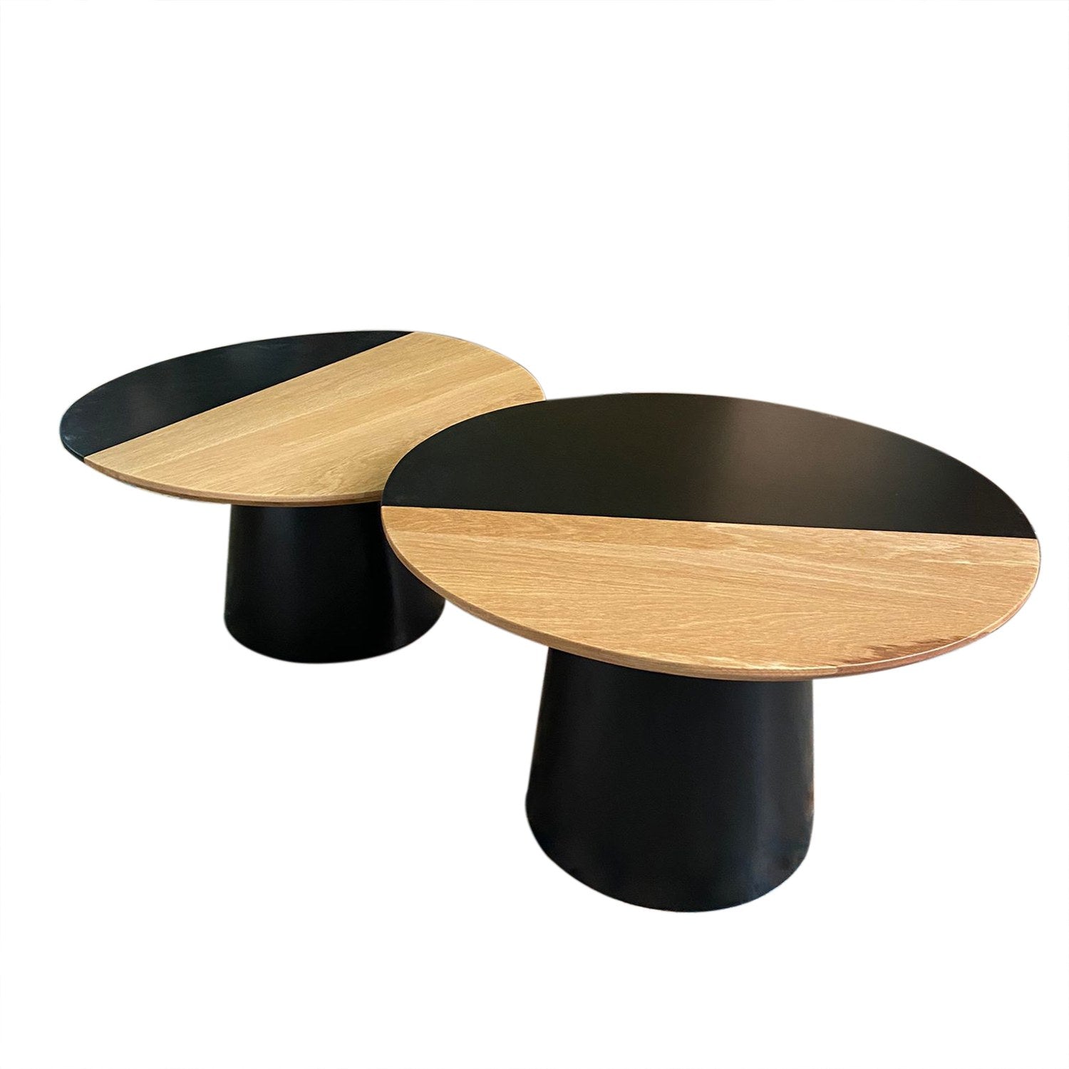 Set di 2 tavolini da caffè Engure Pino (3)