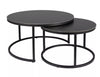 Set di 2 tavolini da caffè Ferrante D Nero (1)