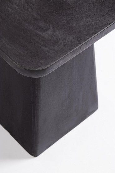 Bizzotto Set di 2 tavolini da caffè Fuji Nero