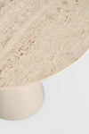 Bizzotto Set di 2 tavolini da caffè Hardy Crema