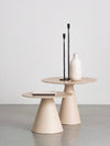 Bizzotto Set di 2 tavolini da caffè Hardy Crema