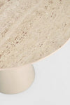 Bizzotto Set di 2 tavolini da caffè Hardy Crema