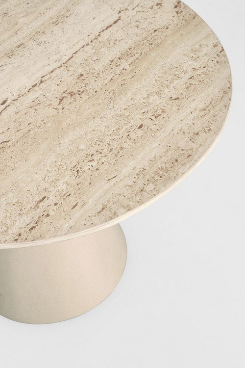Bizzotto Set di 2 tavolini da caffè Hardy Crema