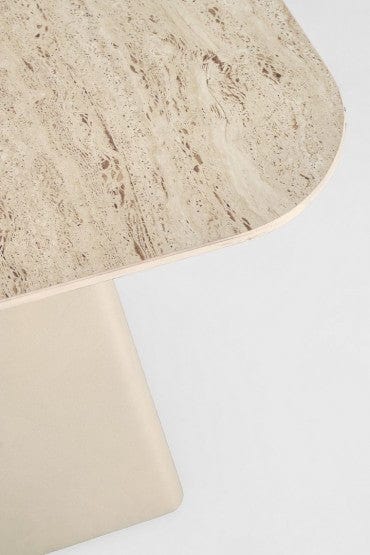 Bizzotto Set di 2 tavolini da caffè Hardy Crema