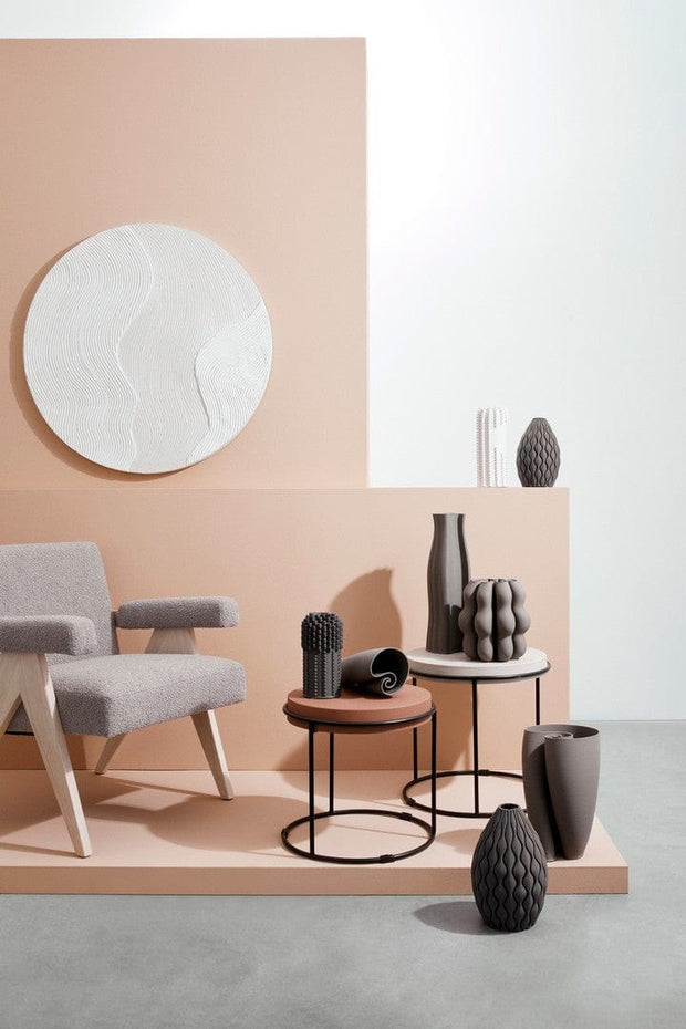 Bizzotto Set di 2 tavolini da caffè Ketaki Beige