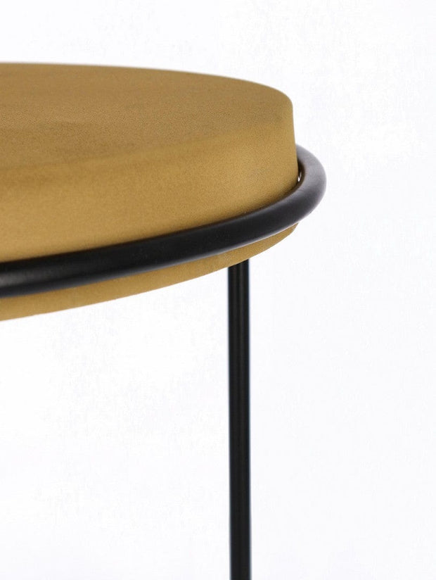 Bizzotto Set di 2 tavolini da caffè Ketaki Giallo