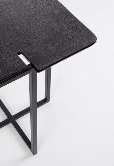 Bizzotto Set di 2 tavolini da caffè Nahla Nero