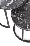Set di 2 tavolini da caffè Oreo Nero (7)